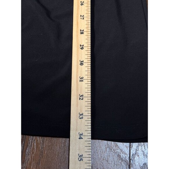 BCX Womens Size S Black Ruffle Front Halter Neck Elegant Chic Party Dress - Picture 7 of 10